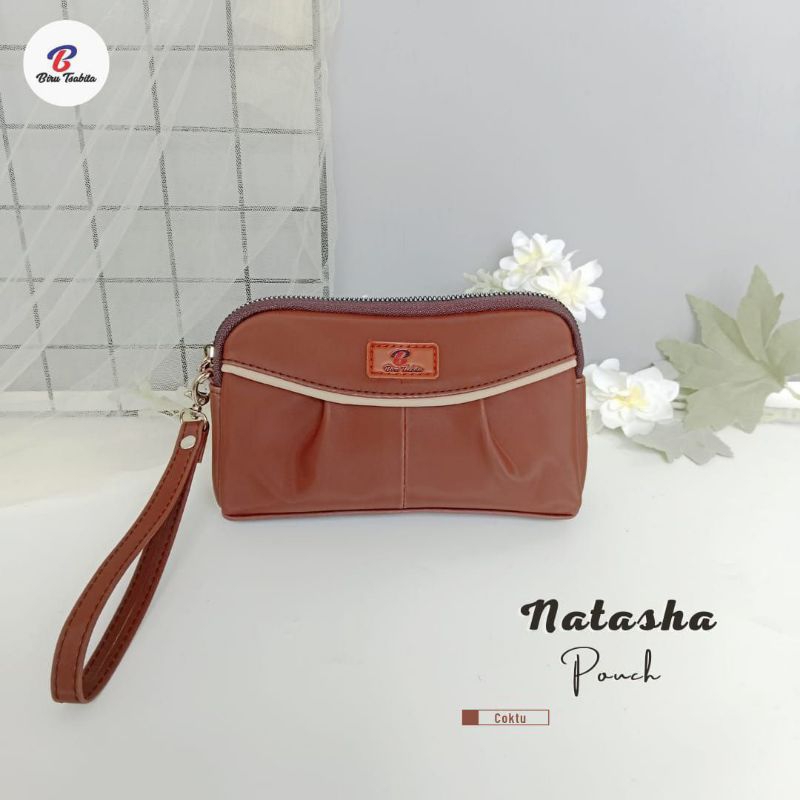 POUCH NATASHA By Biru Tsabita, dompet hp dan uang