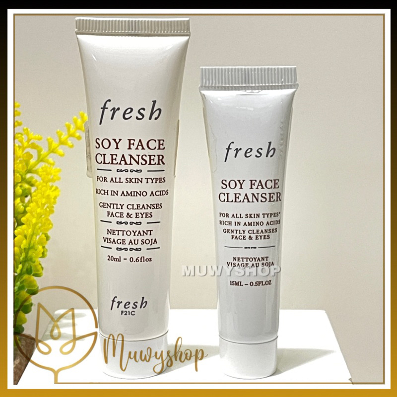Fresh Soy face Cleanser 20ml / 15ml / 4ml