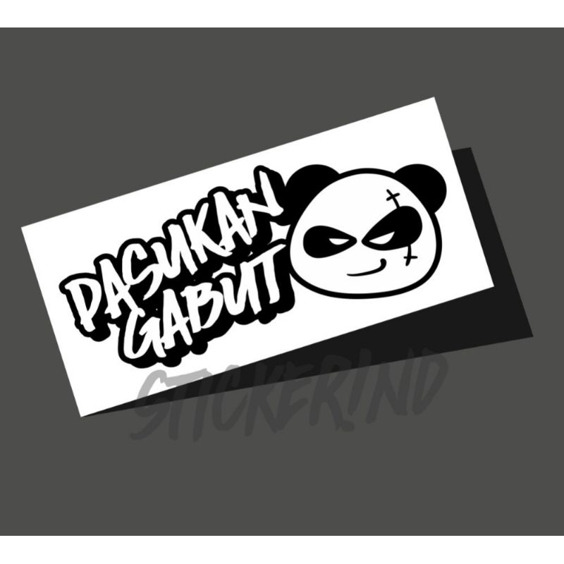STICKER CUTTING PASUKAN GABUT/sticker cutting Pasukan Gabut