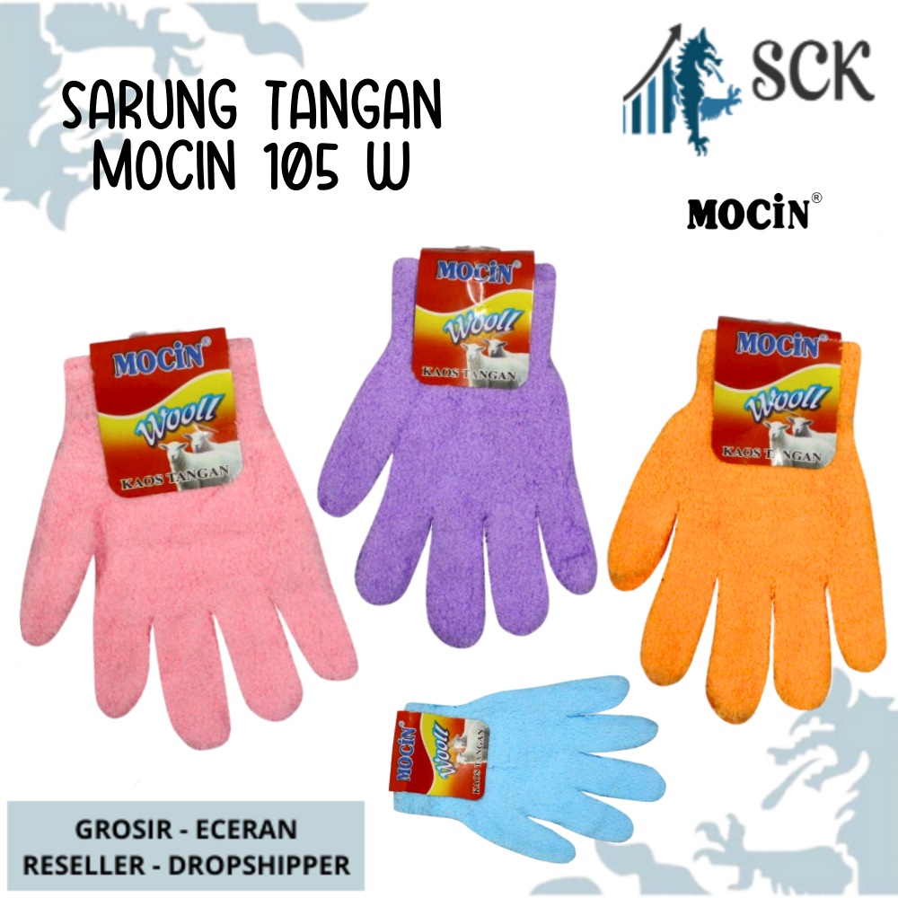 Sarung Tangan MOCIN 105 Polos WARNA / Sarung Tangan Perempuan Dewasa Wanita / Perlengkapan Otomotif - sckmenwear GROSIR