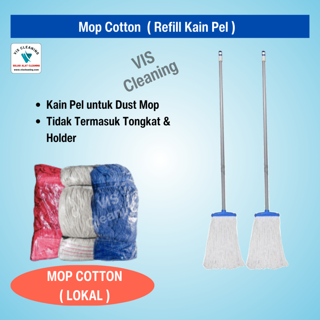 Refill Kain Pel (Mop Cotton Lokal)