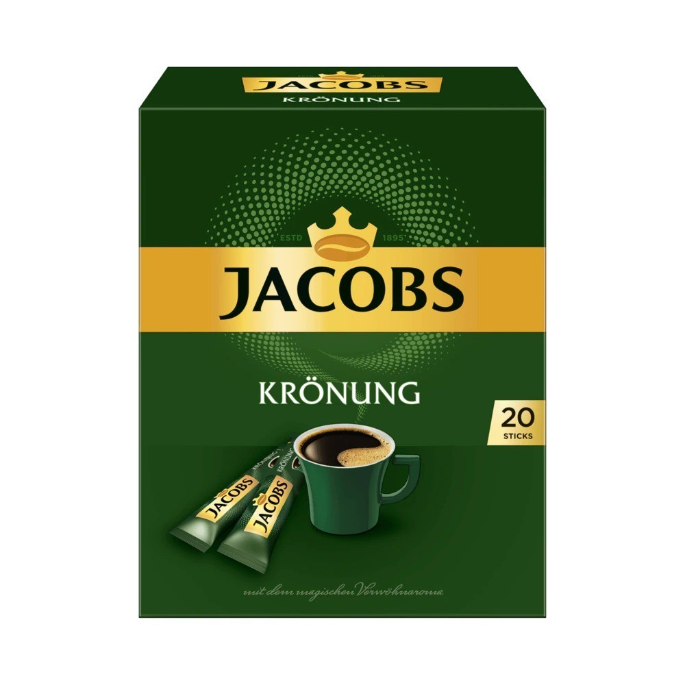 Jacobs Kronung Freeze Dried Instant Coffee 20 x 1.8 Gram