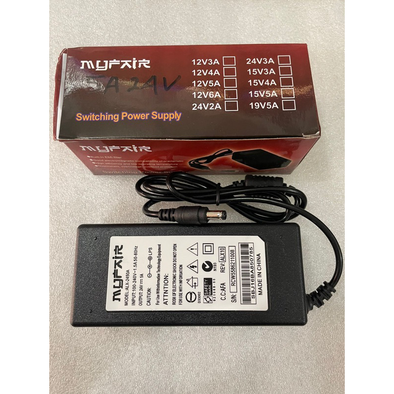 Adaptor switching 24 v 5 a Power supply 24v 5a