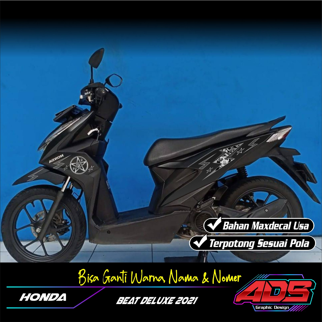 STRIPING BEAT DELUXE - STRIPING BEAT DELUXE MEDUSA TRANSPARAN UV BISA CUSTOM