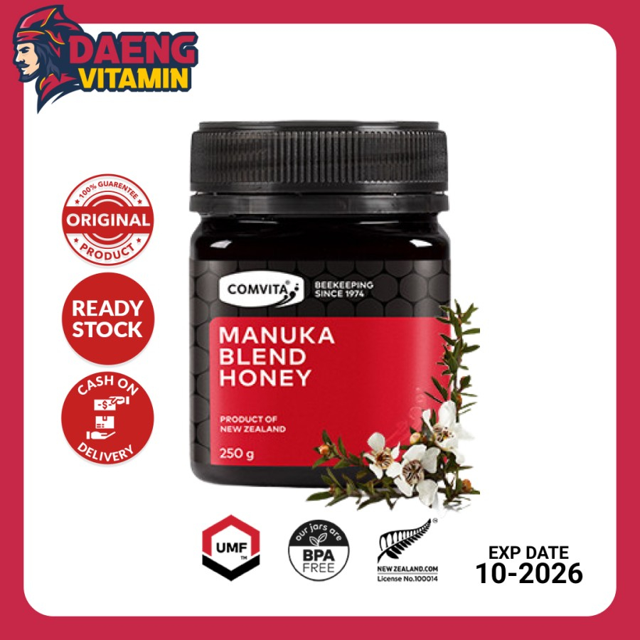 

Comvita Manuka Honey Blend 250g Madu Asli 100% Murni Alami Original New Zealand 250 g