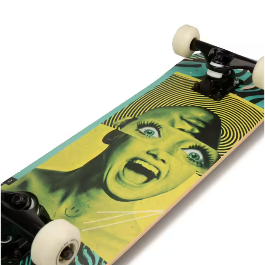 OXELO CP 100 FSC Skateboard Maple 7.75&quot; Mudah Dimainkan