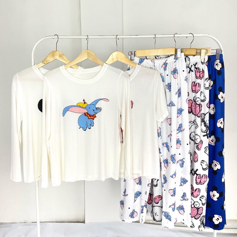 One set Piyama Character Wanita Import Bangkok