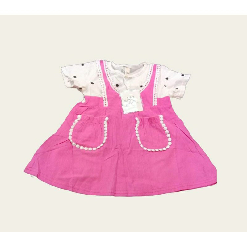 DRESS BABY IMPORT OVERALL HELLOKITTY(BRP075)DRESS BABY IMPORT OVERALL DUA PITA(BRP99) DRESS BABY IMPORT OVERALL POLKA SAKU(BRP898)