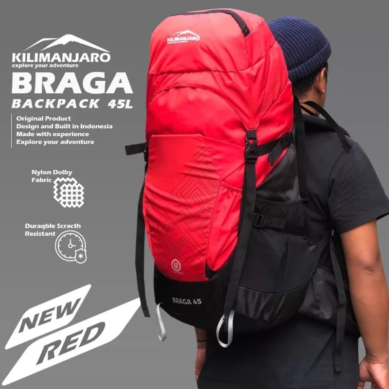 Tas Carrier Kilimanjaro Braga 45 L - Tas Gunung Kilimanjaro BRAGA 45L