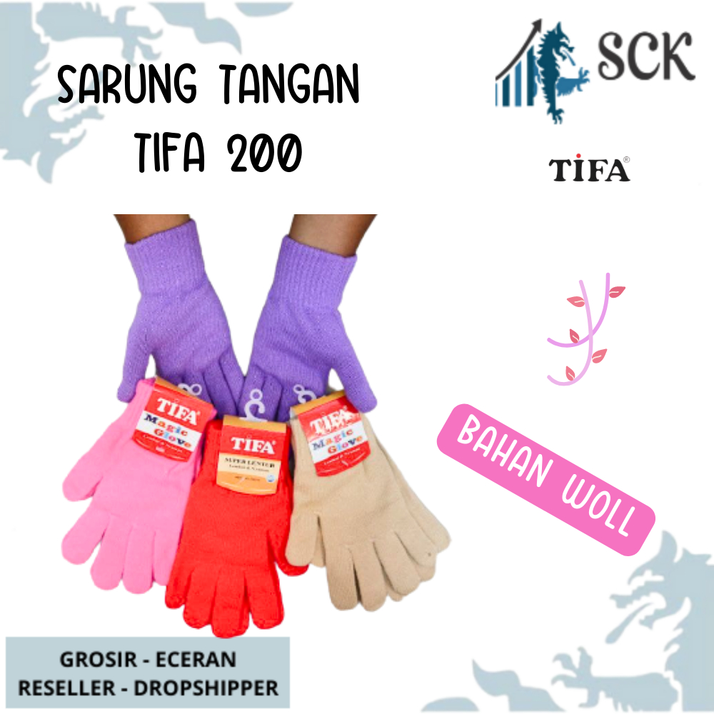 Sarung Tangan TIFA 200 WARNA / Kaos Tangan Dewasa Warna Warni Cerah Gelap POLOS BAHAN SPANDEX Perempuan Perlengkapan Otomotif - sckmenwear GROSIR