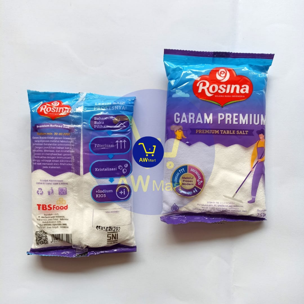 GARAM ROSINA 250 G – ROSINA GARAM DAPUR PREMIUM 250 GRAM