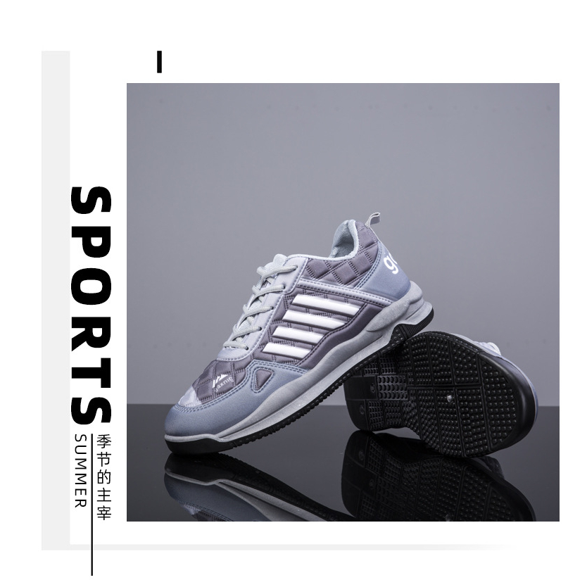 PASTI DISKON Sepatu sneakers pria import sepatu sporty sepatu kasual sepatu olahraga premium gaxing-go Premium quality abu