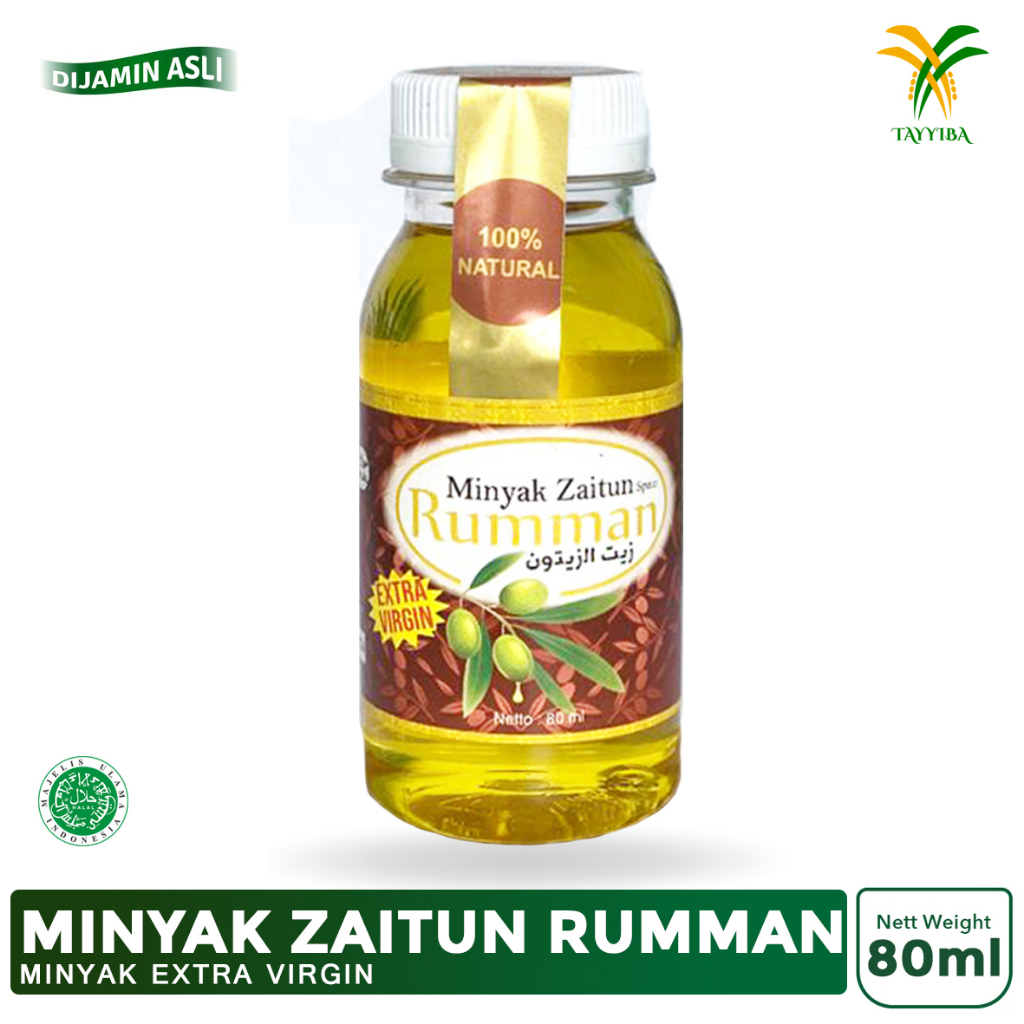 

Minyak Zaitun Virgin Olive Oil Rumman 80 ml (Bisa Diminum)