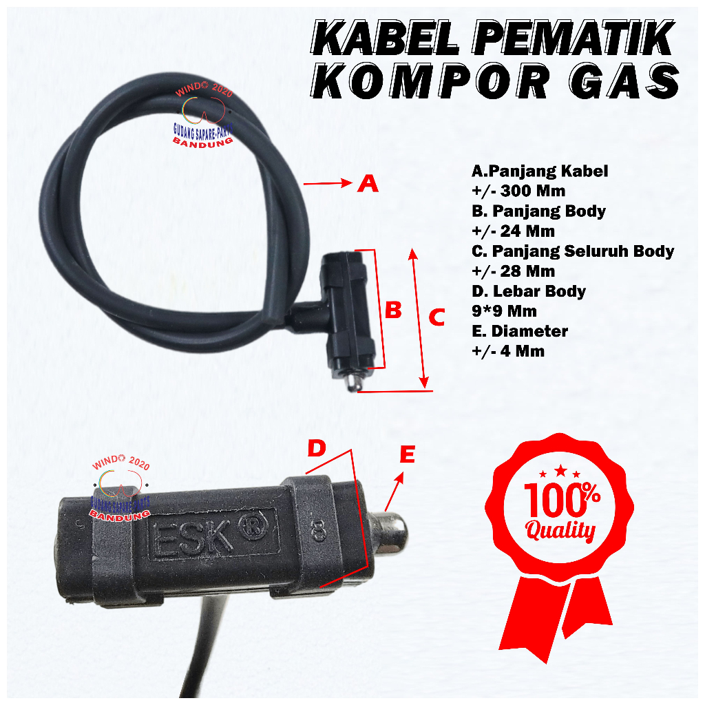 KABEL MAGNET KOMPOR GAS PANJANG | MAGNET PEMANTIK KOMPOR GAS RINNAI | MAGNET IGNITION GAS RINAI VALVE