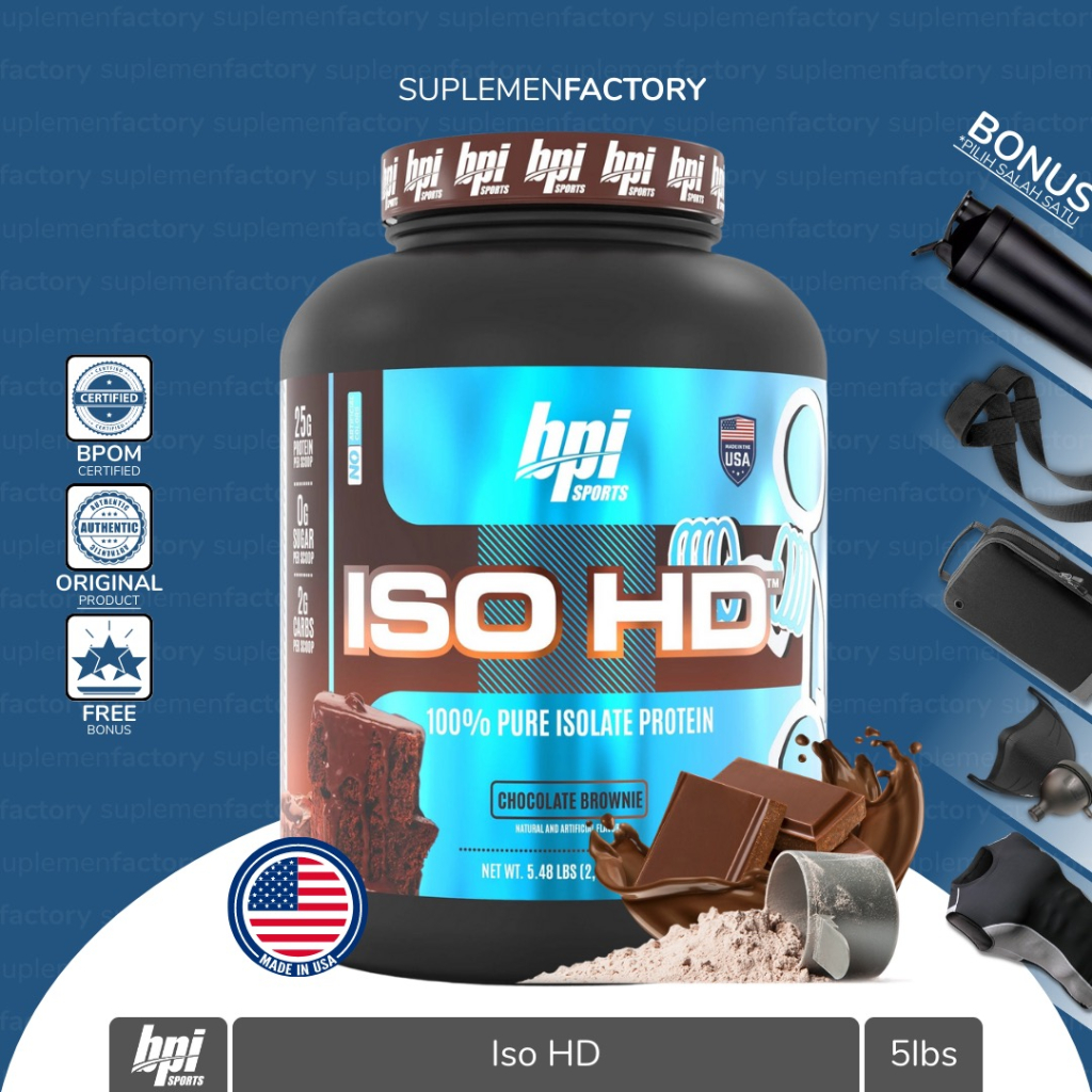 BPI Sports ISO HD 5 Lbs Whey Protein Isolate