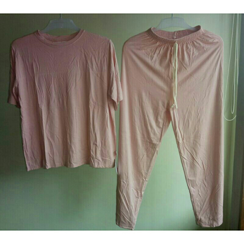 Setelan Kaos Rayon Spandek Amro