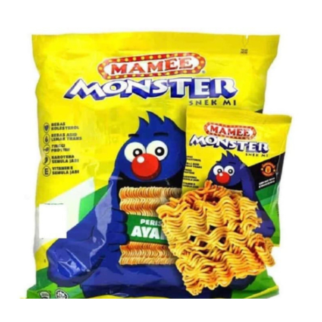 

Mamee Monster Chicken 8 pcs x 25g Produk Terlaris