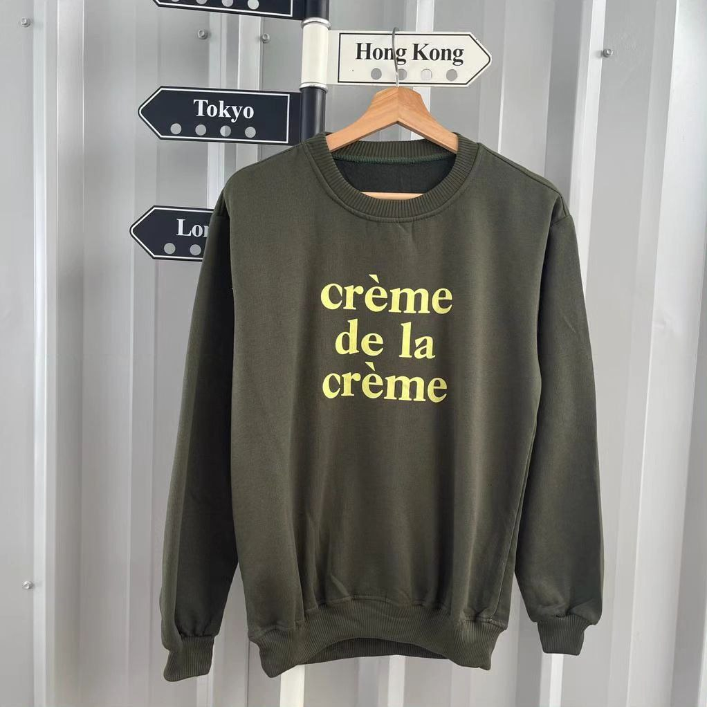 Nara.Grosir - Creme de la Creme Sweater l Sweater Unisex Terbaru