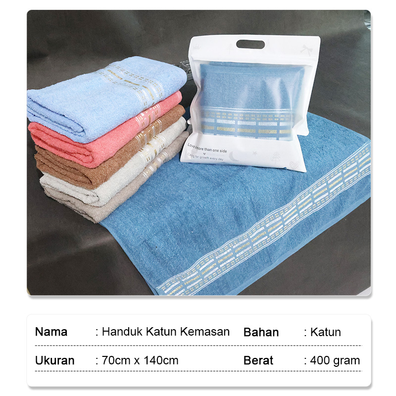 PROMO-Handuk Mandi Tanpak Kemasan Terpopuler Cocok Untuk Kado Bahan Katun Ukuran 70cmx 140cm / Handuk Mandi Hotel - J3A5 - Tool Master