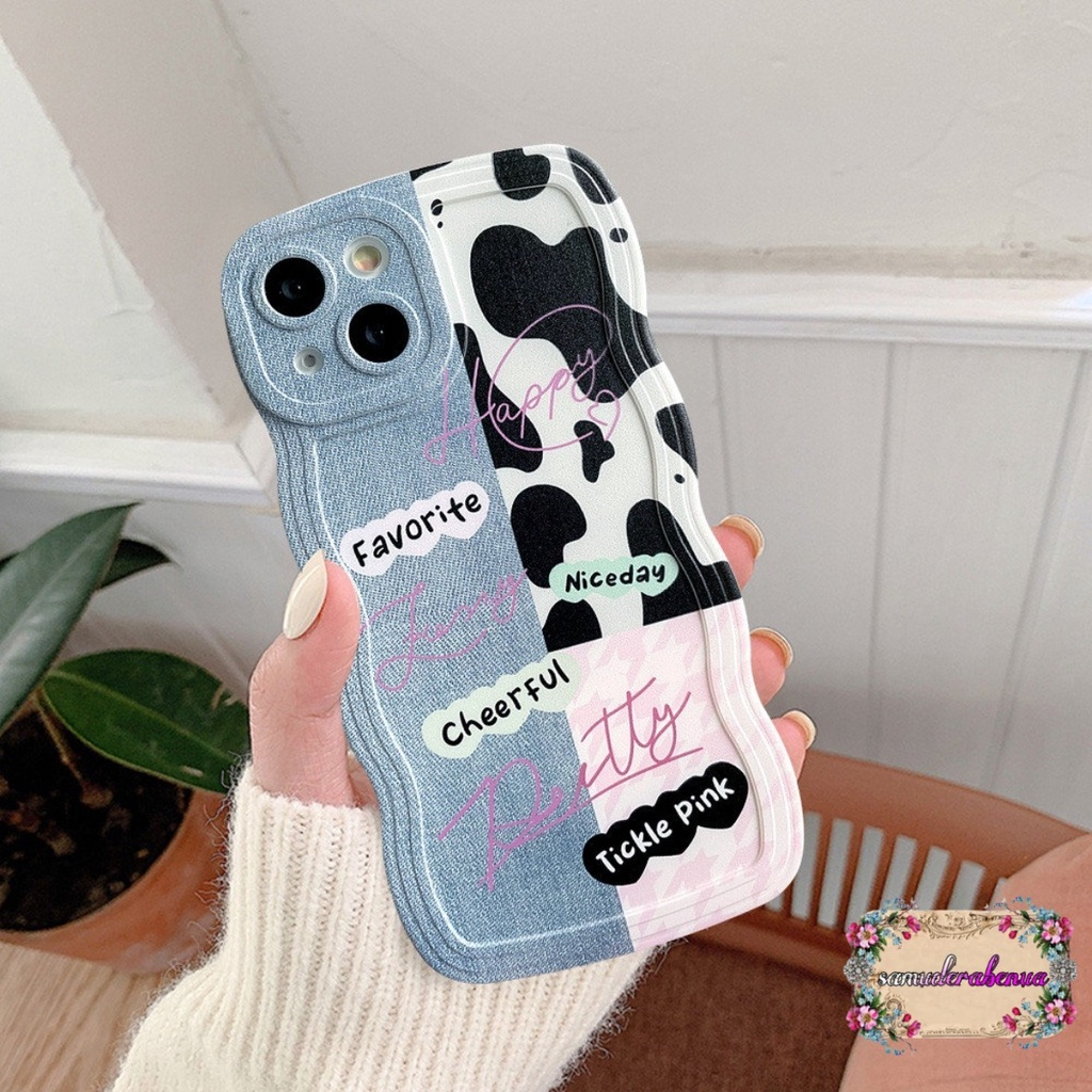 SS802 SOFTCASE PATCH DENIM LEOPARD FOR SAMSUNG A24 4G SB5650