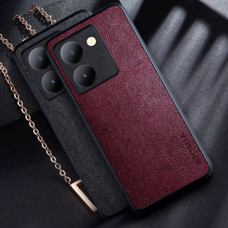 VIVO Y36 4G / Y36 5G CASE LEATHER CASE AIORIA LEATHER COVER SILIKON SOFTCASE COVER SOFT