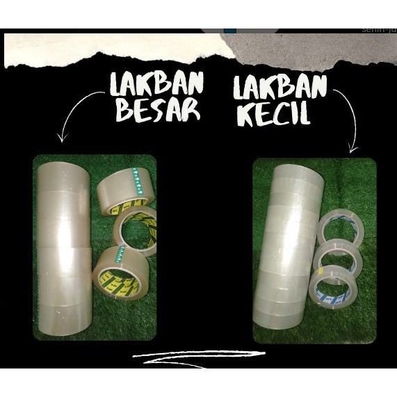 Lakban OPP Tape / Lakban bening  / Isolasi Bening 24mm 48mm