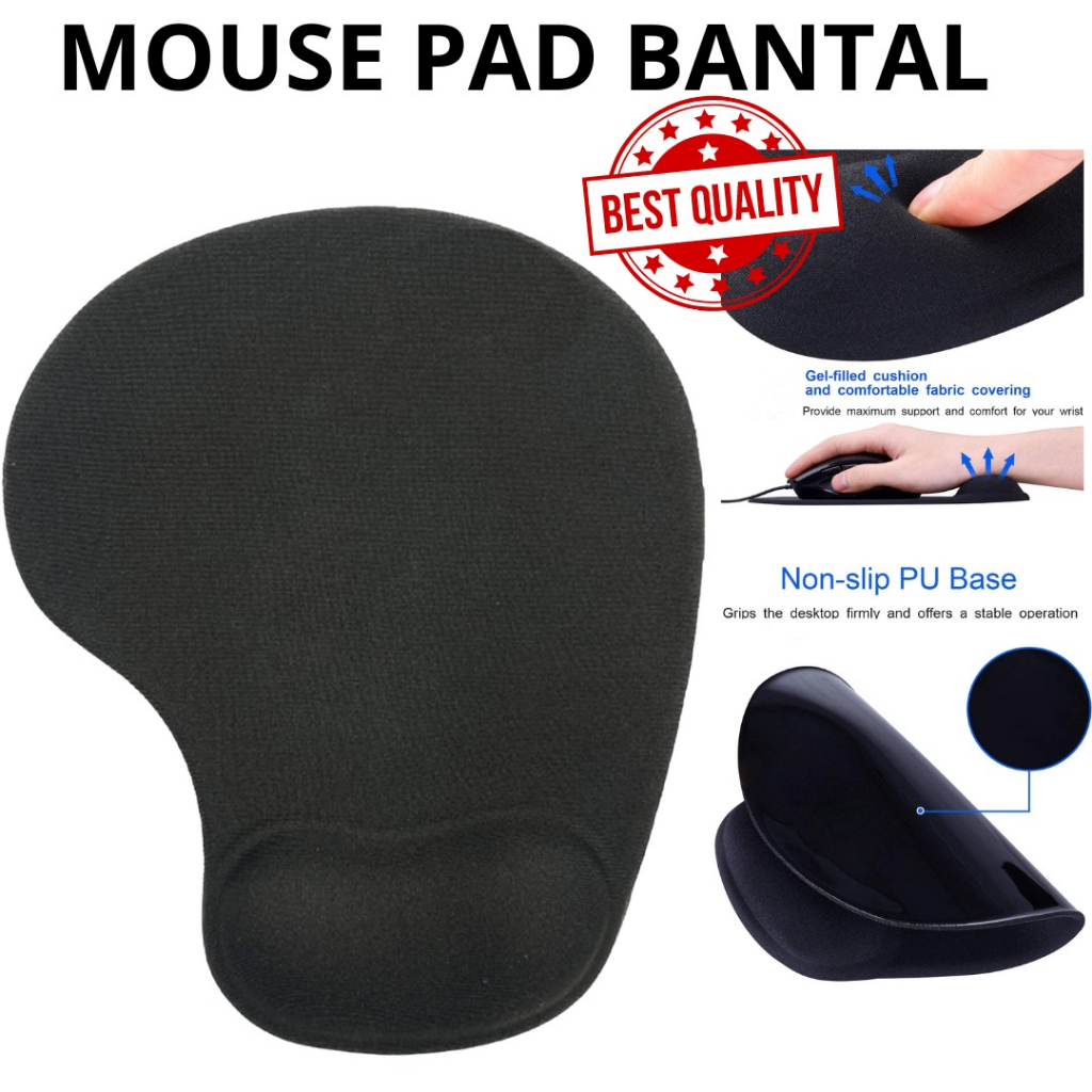 Mouse Pad Bantal Tebal Mousepad Nyaman Bagus