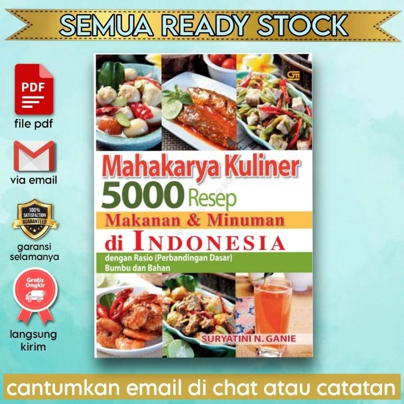 

[Indonesia] Mahakarya Kuliner 5000 Resep di Indonesia