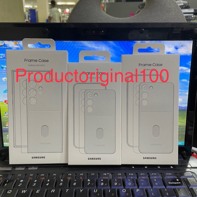 Frame Case Galaxy S23 Ultra S23 S23+ Plus Silicon frame case galaxy s23 ultra  S23 S23 plus Original