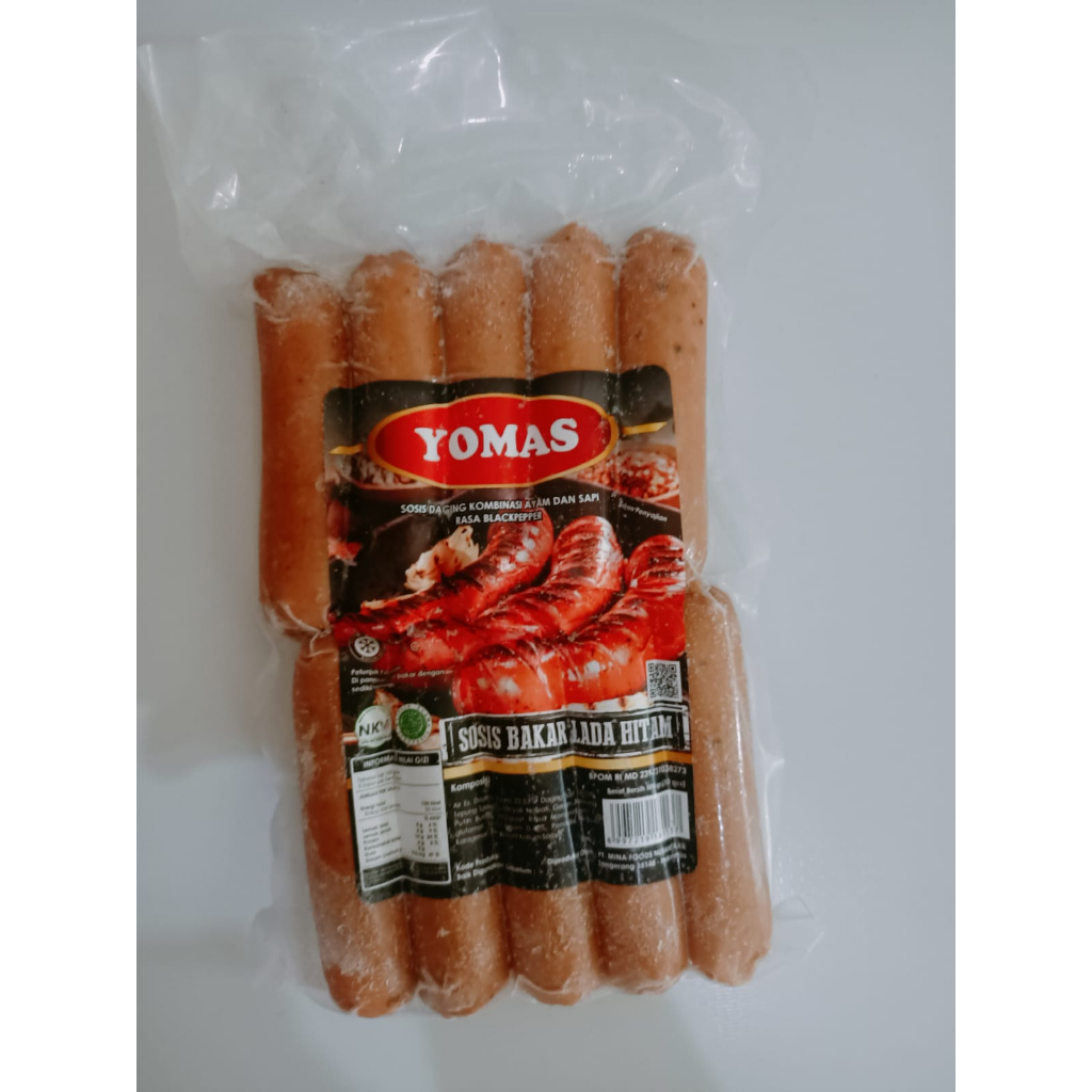 

Yomas Sosis Sapi Blackpapper 500gr