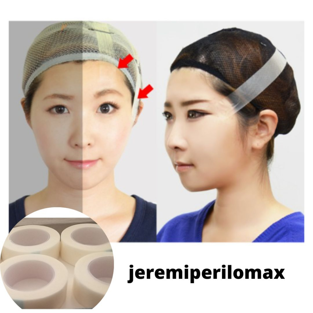 jeremiperilomax⚡TA waterproof face lift tape v shape selotip lakban pembentuk muka wajah / SELOTIP P