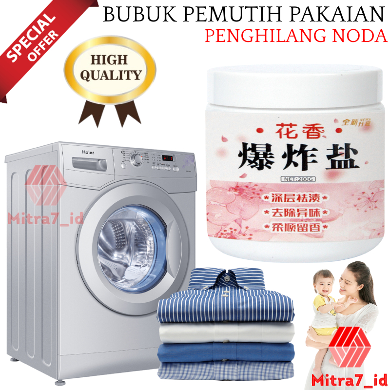 [M7] DETERJEN PAKAIAN PEMUTIH BAJU / BATH FIZZER PEMUTIH PAKAIN / SERBUK PENGHILANG NODA DI BAJU / SERBUK PEMUTIH BAJU PAKAIAN