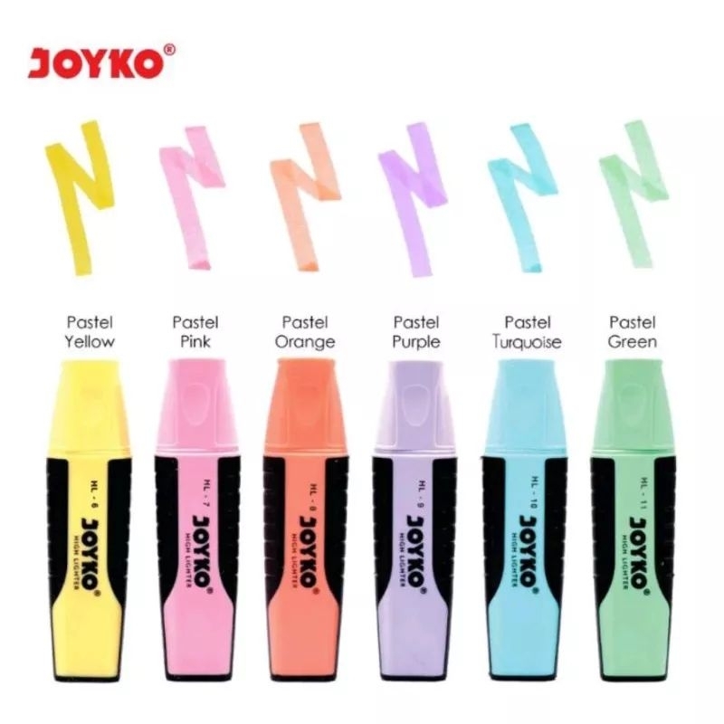 

Joyko Highlighter Warna Pastel Spidol Penanda Tulisan Catatan