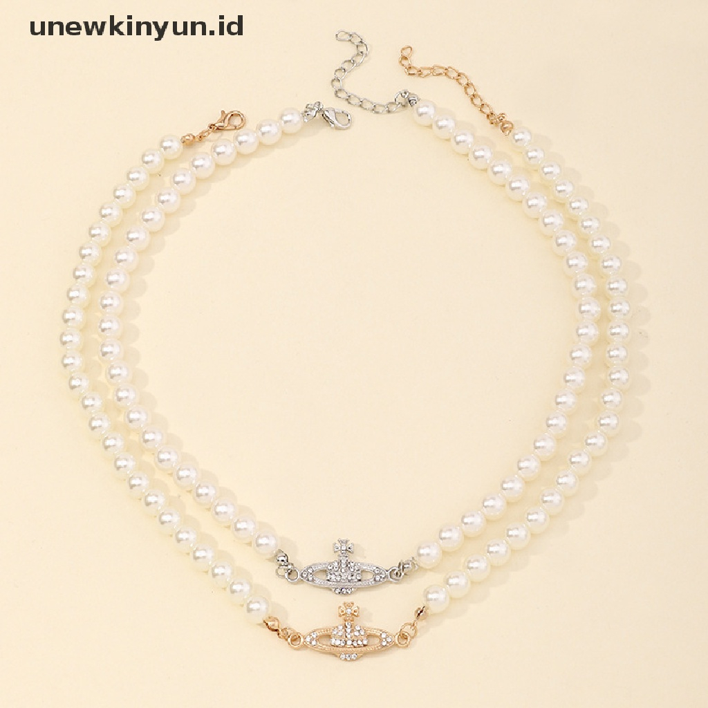 Kalung Choker Mutiara Imitasi Untuk Wanita