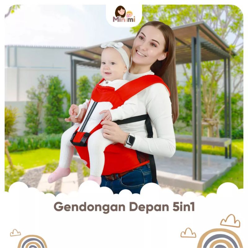 [rumahbayipdg] GENDONGAN BAYI GENDONGAN HIPSEAT 5 IN 1