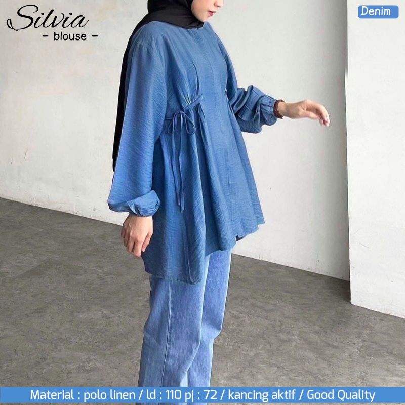 SILVIA/KAYANA BLOUSE BAJU WANITA TERBARU