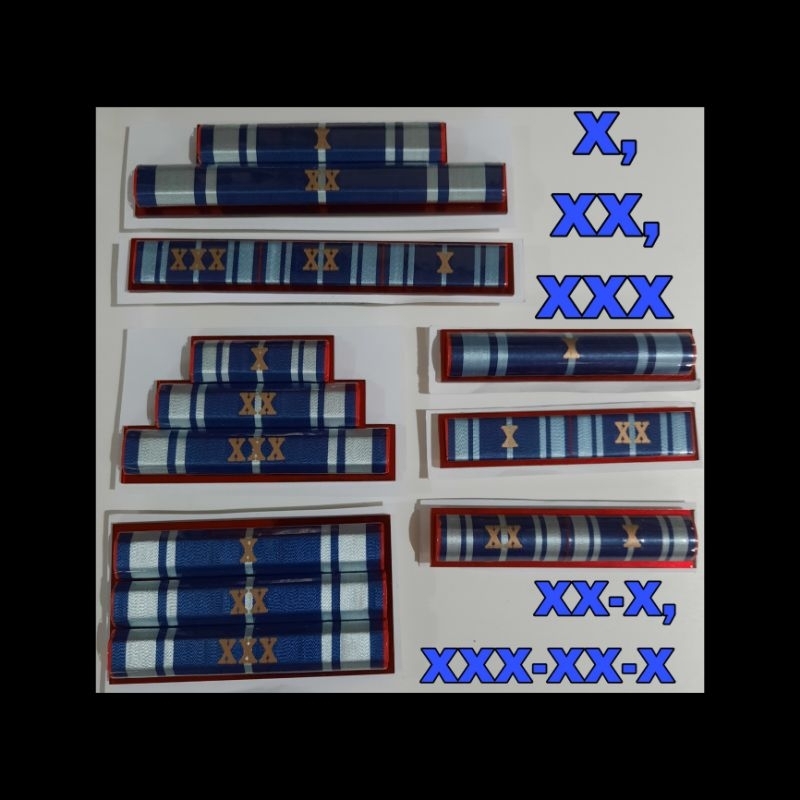 [NARARYA ID] Pita Tanda Jasa Satyalancana Satya Lencana ASN PNS Karya Satya 10 20 30 X XX XXX Tahun