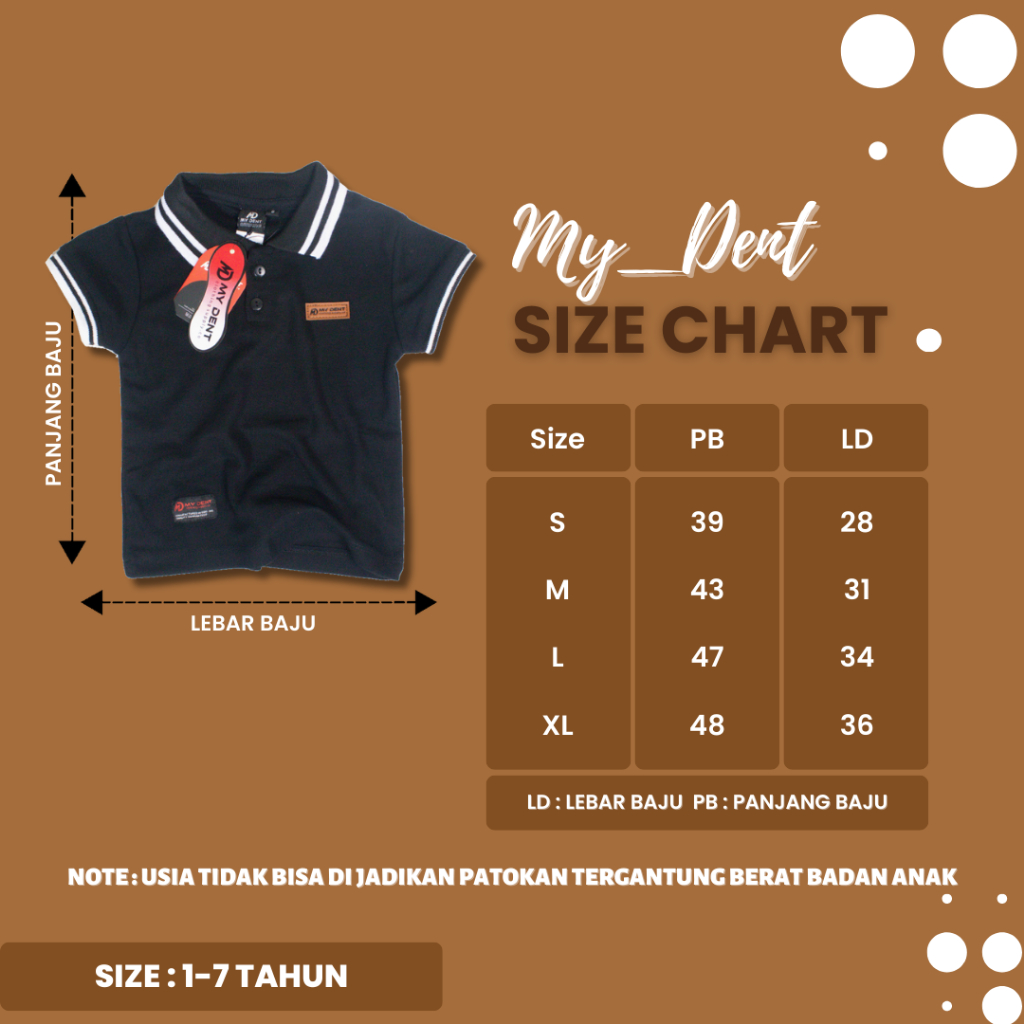 Polo Shirt &amp; Kaos Anak Lacost Cotton Premium 1-7 tahun mydent