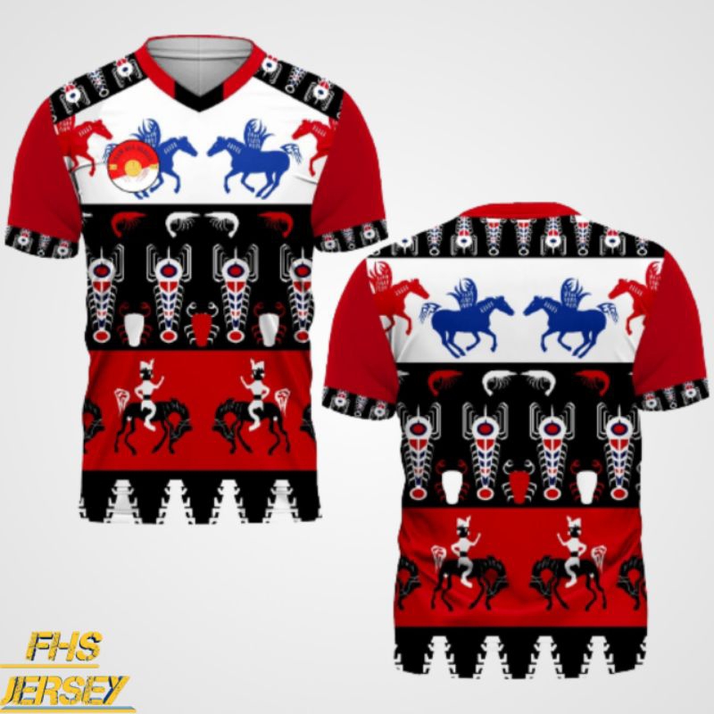 Kaos Jersey bola full printing voli printing pria wanita