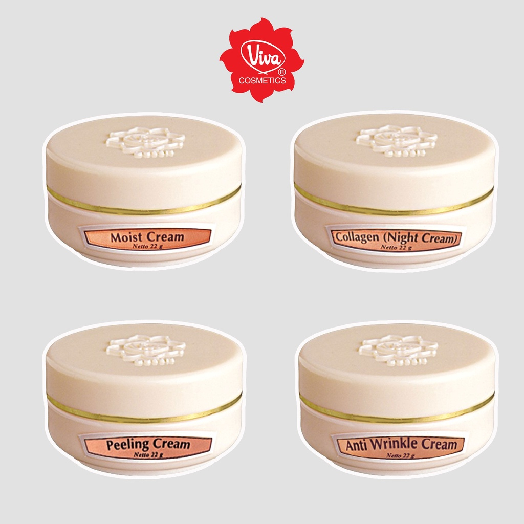 VIVA Queen Cream Collagen Night Cream | Anti Wrinkle Cream | Moist Cream | Peeling Cream 22 g