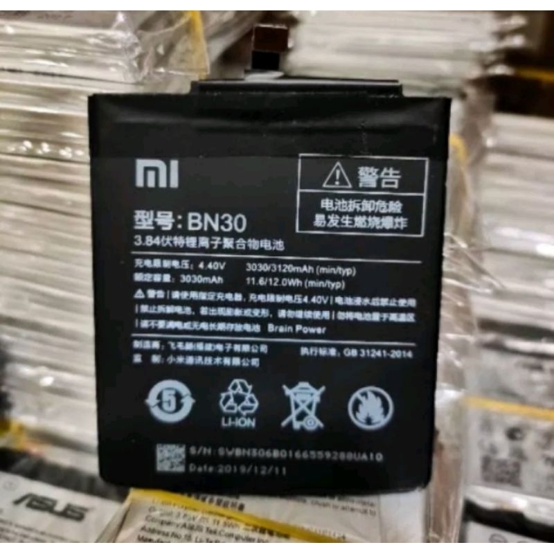 Batre Bt Xiaomi Redmi 4A BN30 Ori99%