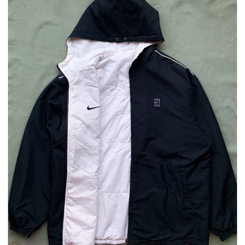 jaket nike court vintage reversible