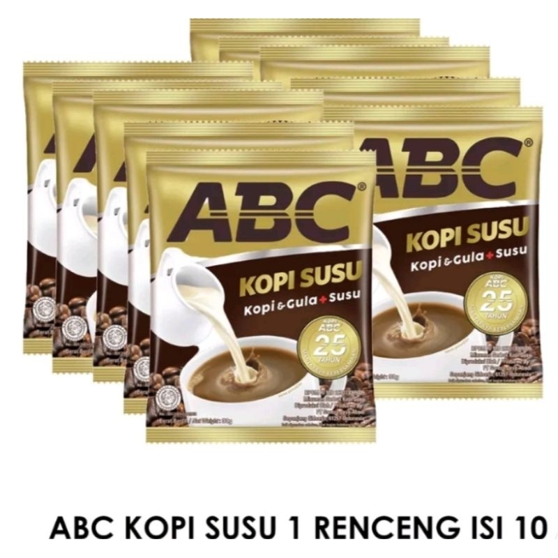 

ABC Kopi Susu 1 renceng isi 10 bungkus