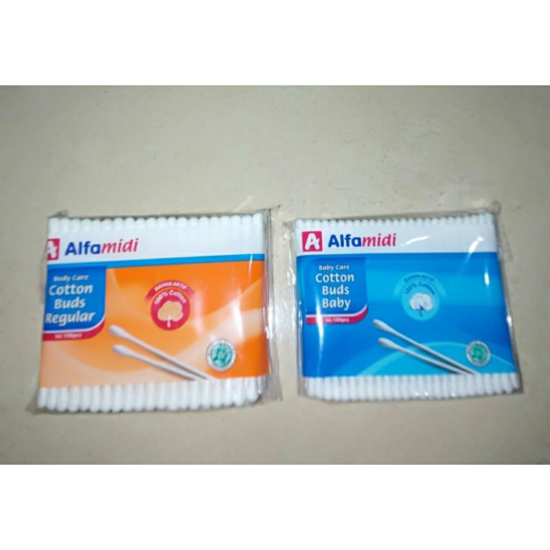 Alfamidi Cotton bud / korek kuping  isi 100pcs