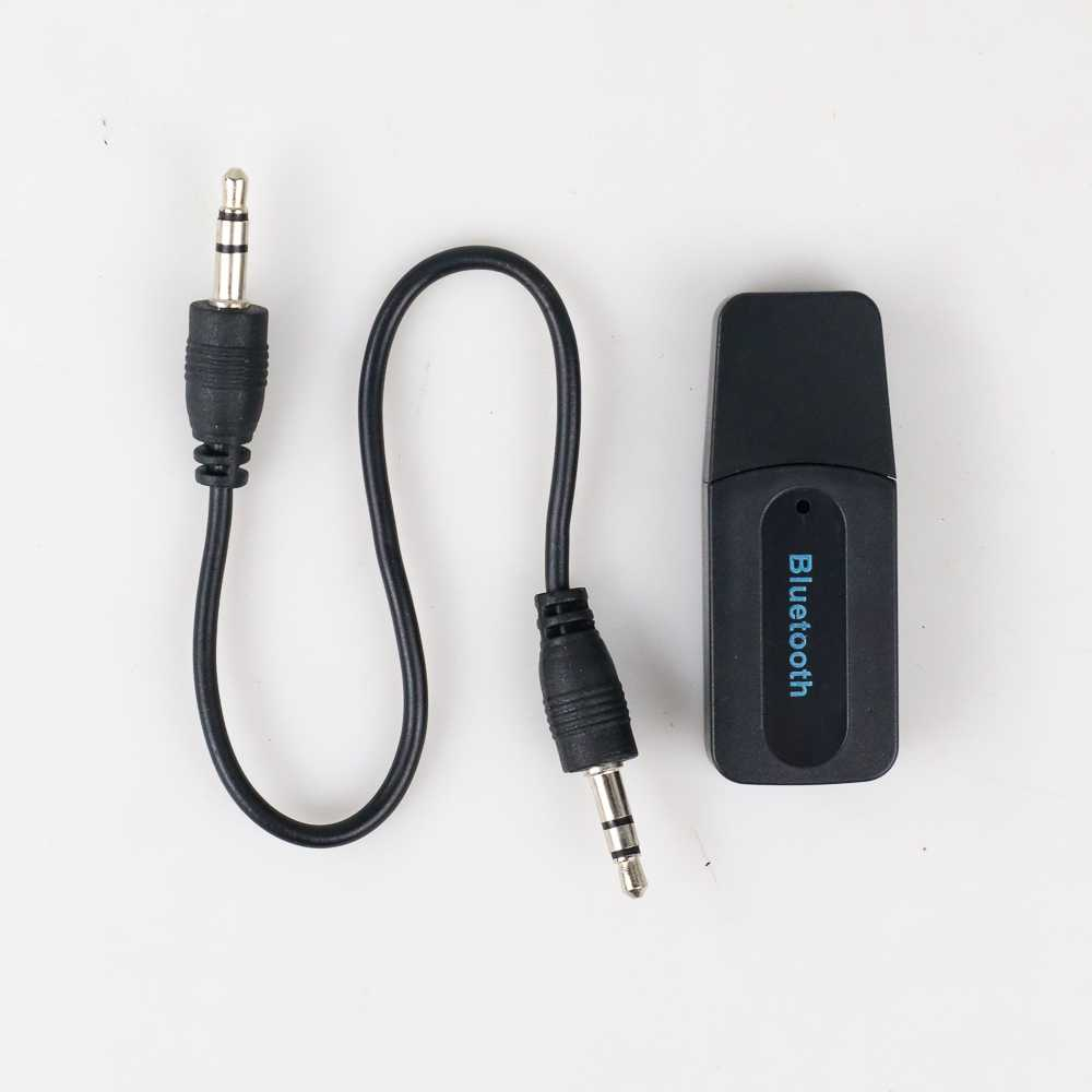 Wireless Bluetooth Receiver Mobil Alat Utk Mendagarkan Lagu Melalui Speaker Jarak Jauh Praktis