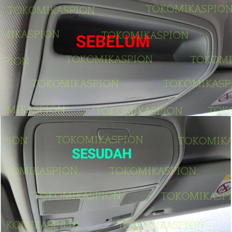 laci kotak tempat kacamata lampu plafon VW golf Tiguan Scirocco