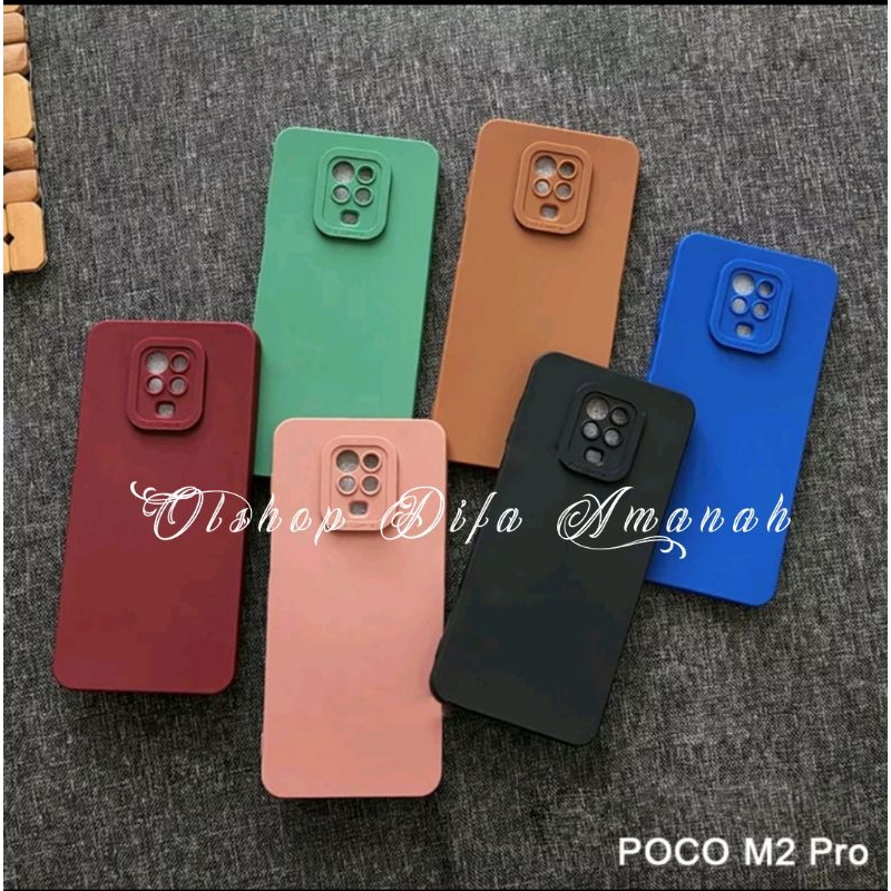 SOFTCASE MACARON POCOPHON POCO M2 PRO REDMI NOT 9 PRO CASE PRO CAMERA FULL PELINDUNG CAMERA PHONE TERBARU