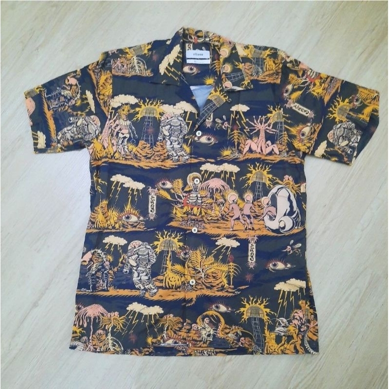 Kemeja Elhaus x Dwiky KA Glide Shirt Ancient Olive Preloved