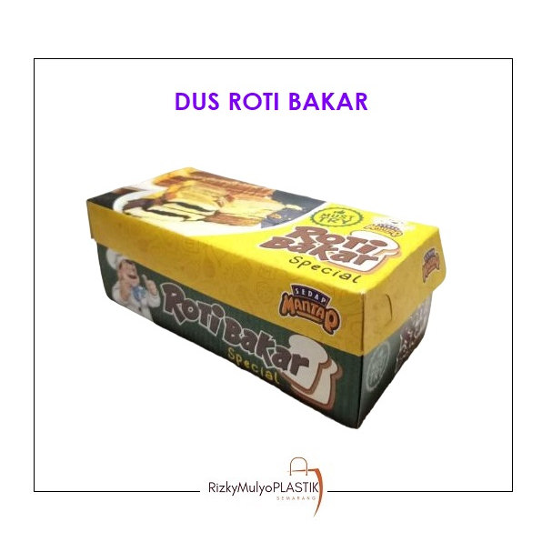Dus Kotak Roti Bakar Kue Bandung - Box Roti - Kemasan Box Hansel