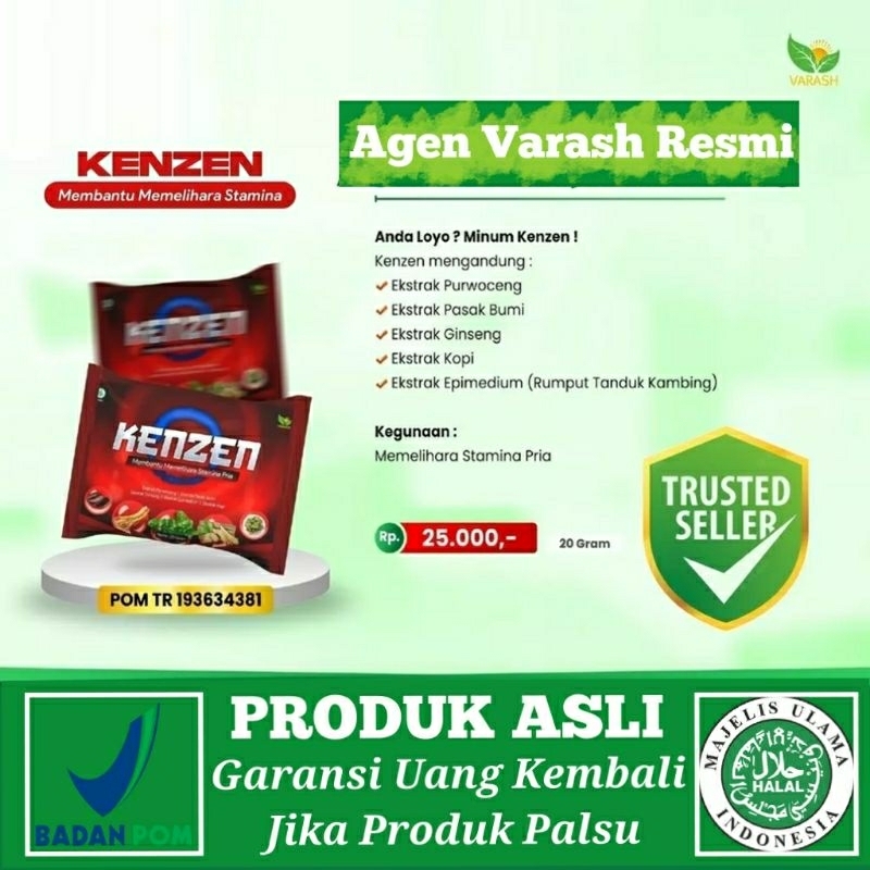 

KOPI KENZEN - MINUMAN STAMINA